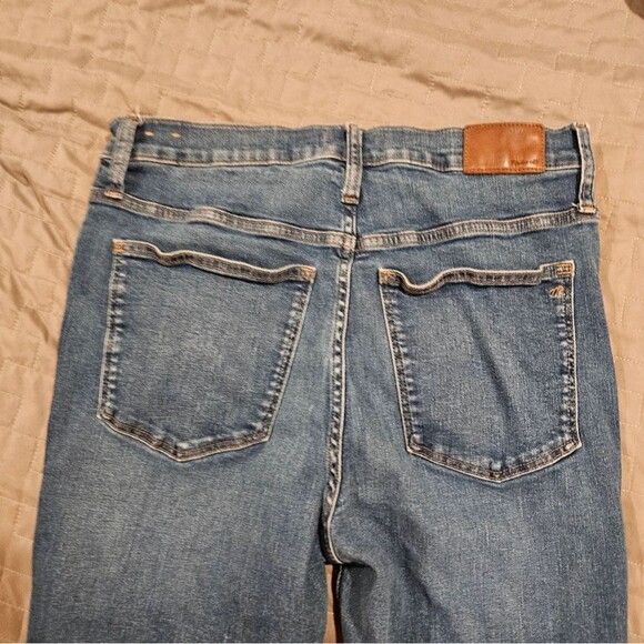 Madewell 10” High Rise Skinny Blue Jeans Size 31 - Picture 10 of 10